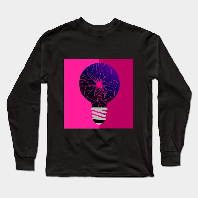 Tesla + Edison Long Sleeve T-Shirt by Dejachoo